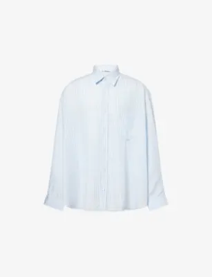 ACNE STUDIOS Soffia Pinstripe Woven Shirt