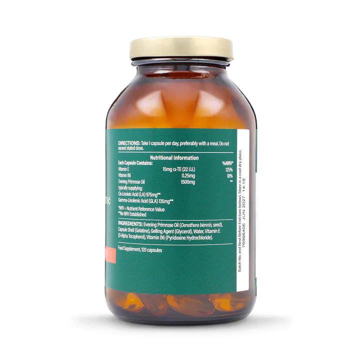 For Him High Strength Cold Pressed Evening Primrose Oil 1500mg 120 Capsules detail 3