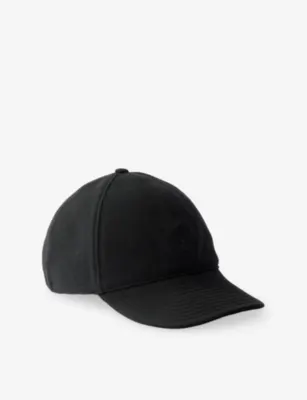 PRADA Brand-Embroidered Cotton-Piqué Cap - NEUTRAL - XS