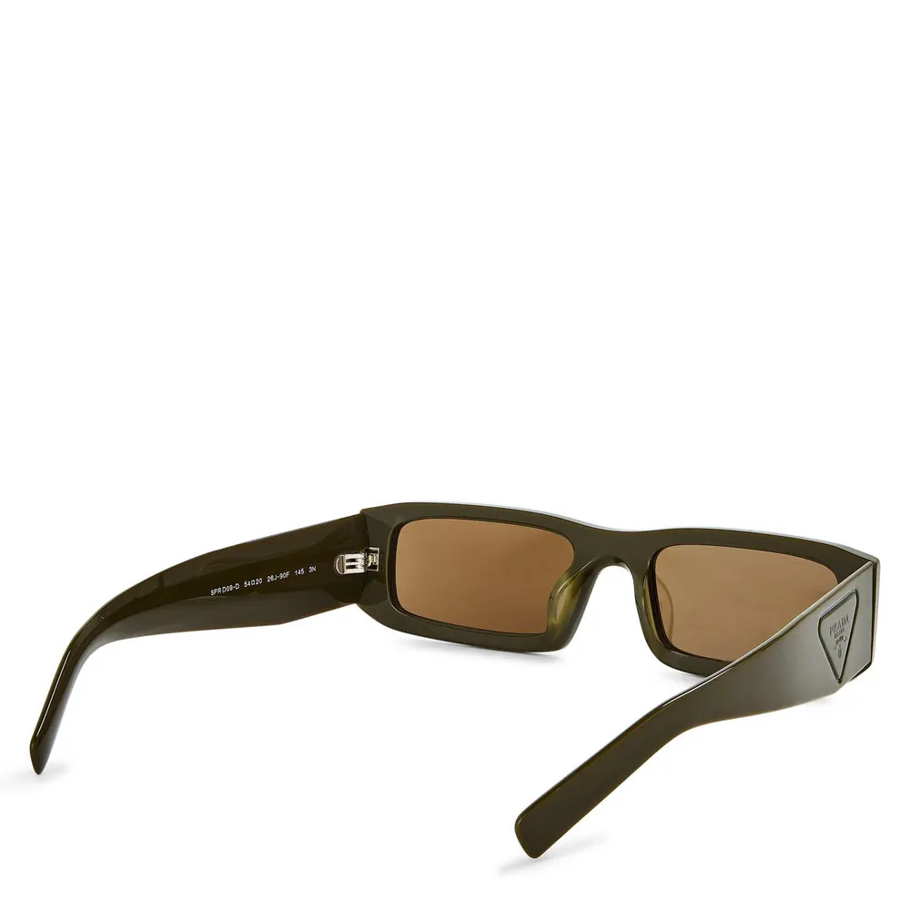 Prada Men's 0PR D09SD Rectangle Sunglasses detail 2