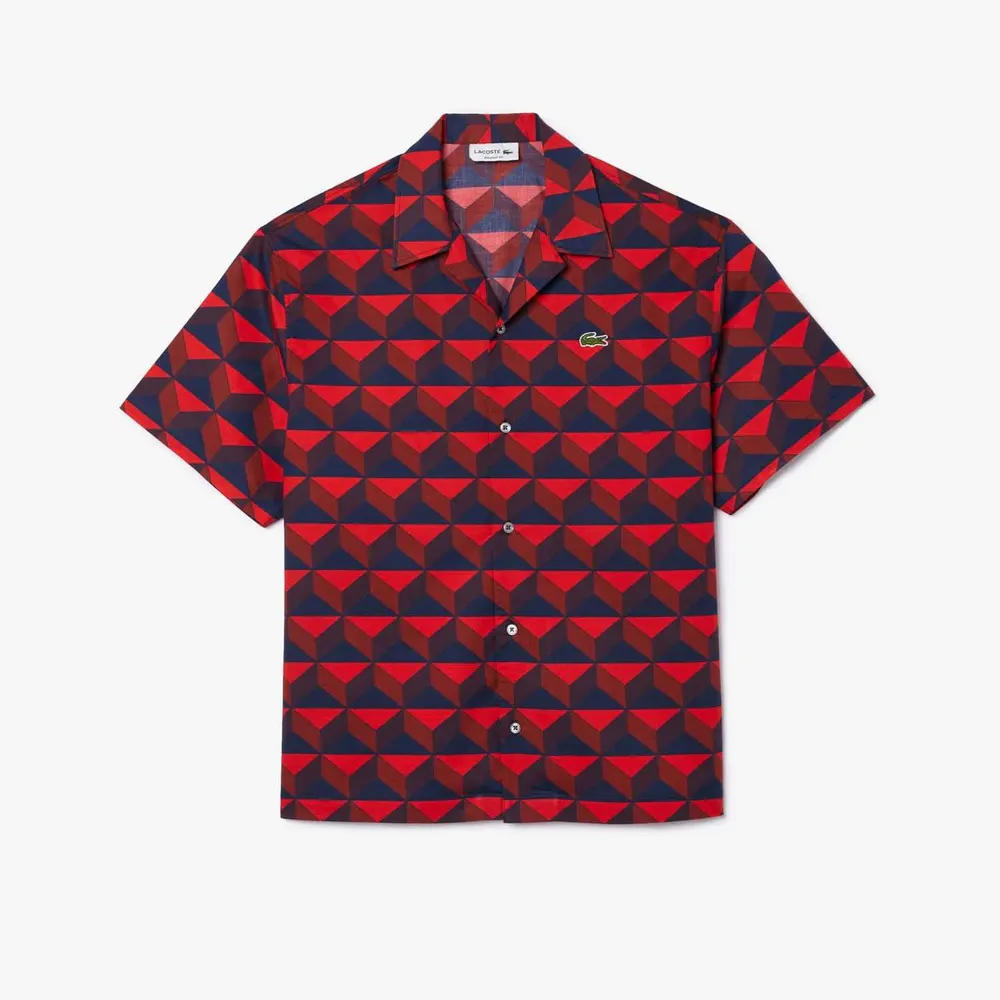 Lacoste Relaxed-Fit Print Shirt