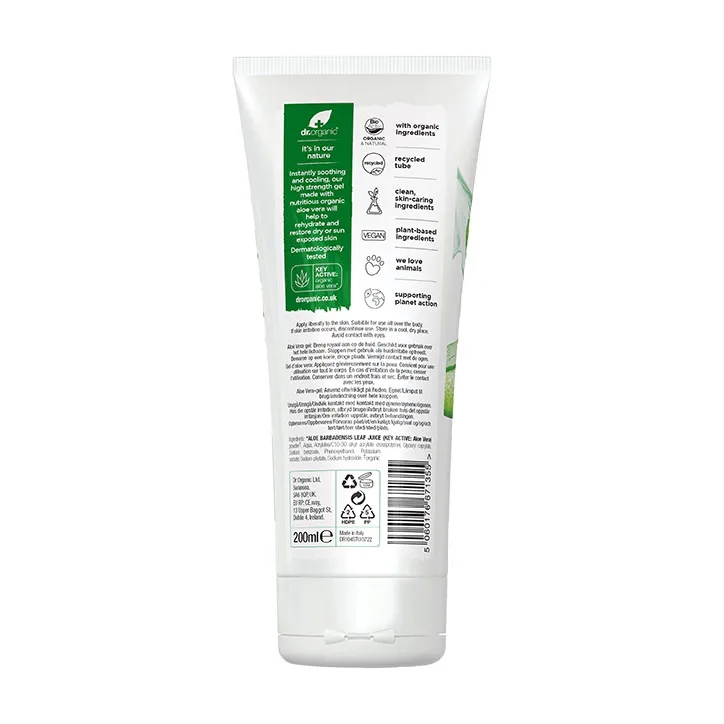 Dr Organic Aloe Vera Gel 200ml, additional product view 2