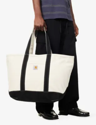 CARHARTT WIP Beach Cotton-Canvas Tote Bag detail 2