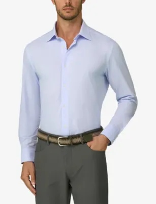 BOGGI MILANO Regular-Fit Jersey Shirt detail 3