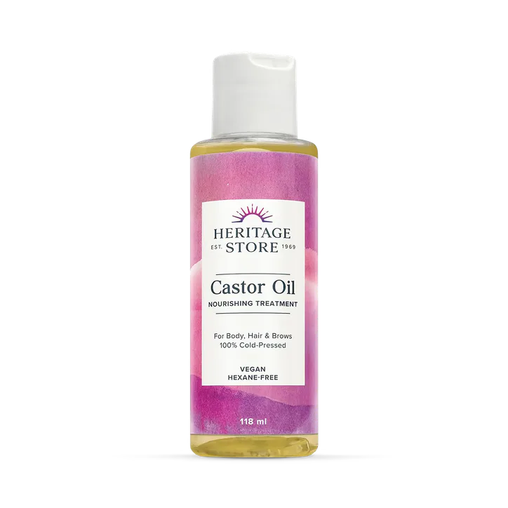Heritage Store Castor Oil, Hair & Skin Care - 118ml – Beauty > Skincare > Skin Oils