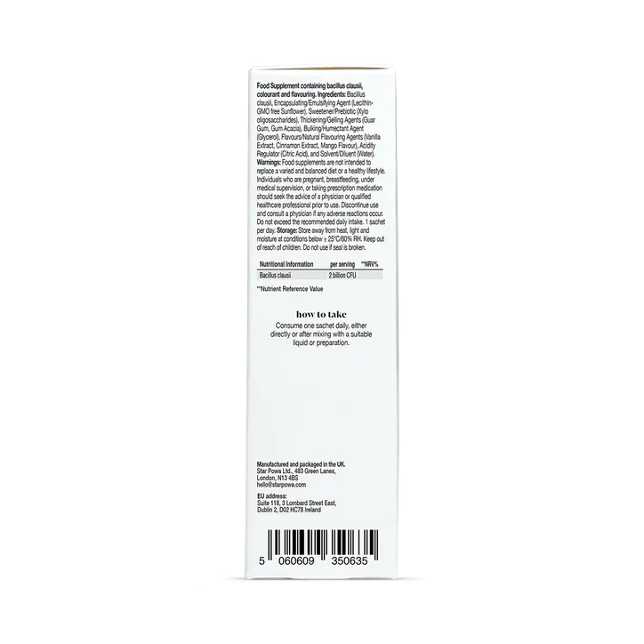 Starpowa Probiotics Liquid Liposomal Mango 14 Sachets, additional product view 2