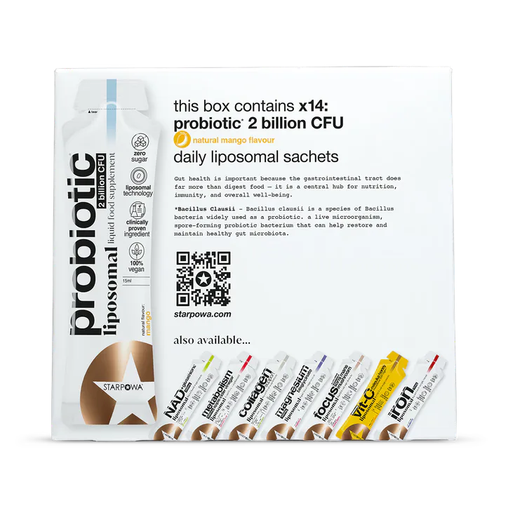 Starpowa Probiotics Liquid Liposomal Mango 14 Sachets, additional product view 3
