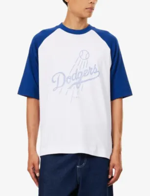 NEW ERA LA Dodgers MLB Boxy-Fit Cotton-Jersey T-Shirt detail 3