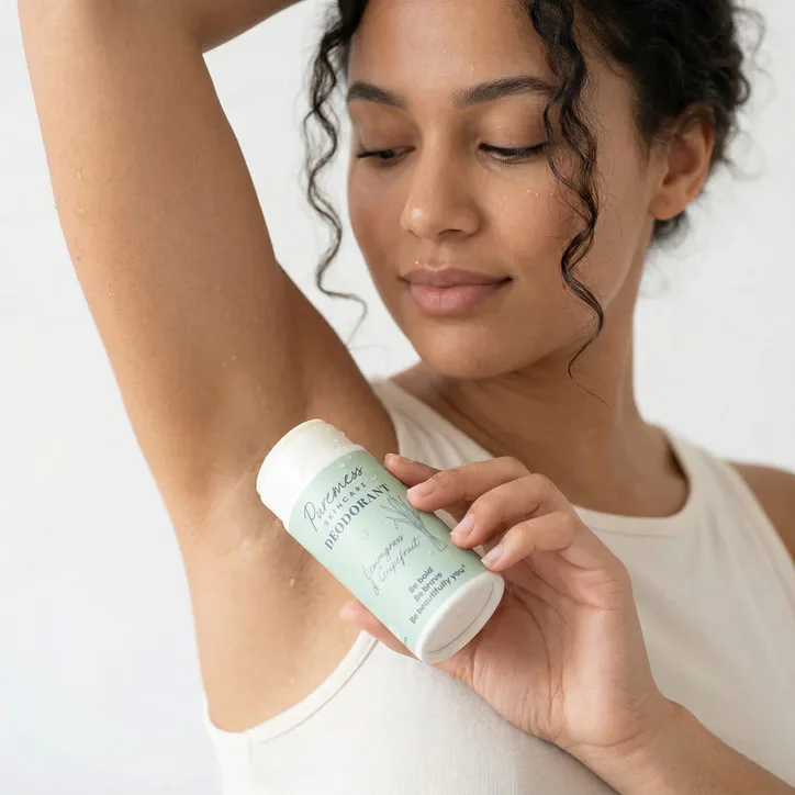 Puremess Skincare Natural Deodorant 70g - Lemongrass & Grapefruit detail 2