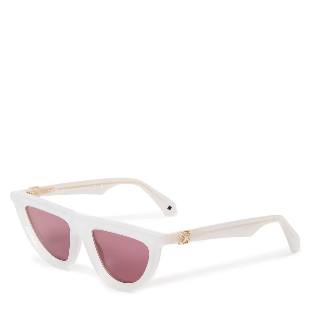 Off White Off Jasper Sunglasses 99 in Grey Burgandy – Accessories