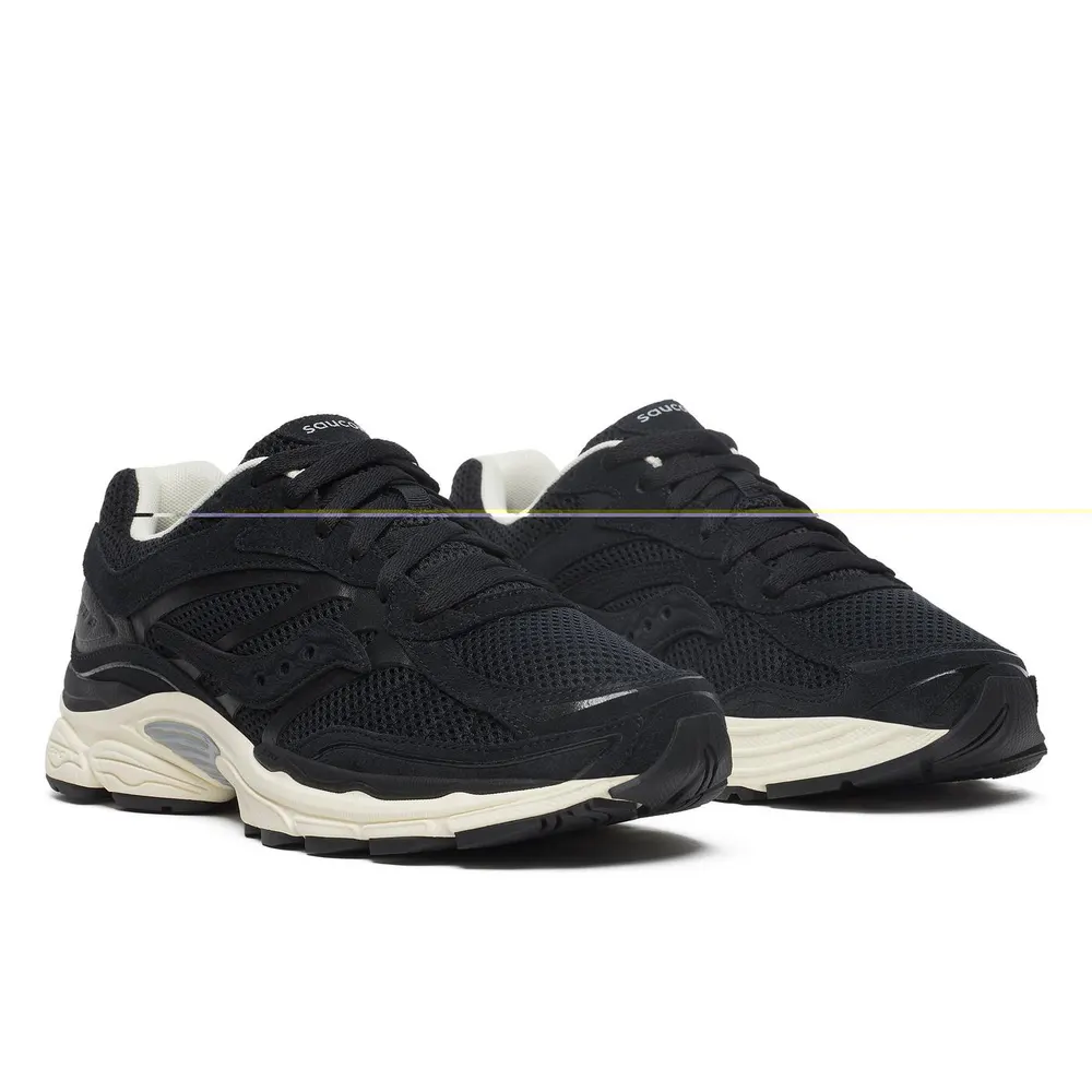 Saucony Mens Progrid Omni 9 Premium in Black Cream, additional product view 2