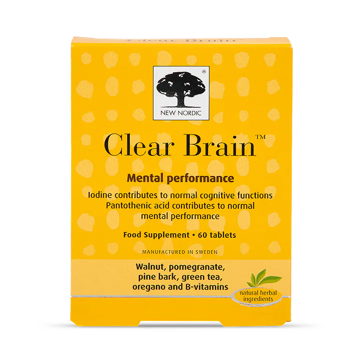 New Nordic Clear Brain 60 Tablets