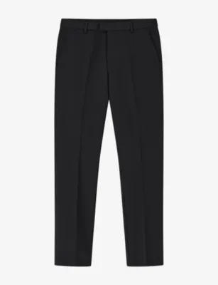 BOGGI MILANO Tapered-Leg Mid-Rise Stretch-Woven Trousers