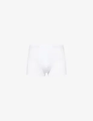 HANRO Basic slim-fit cotton-blend trunks