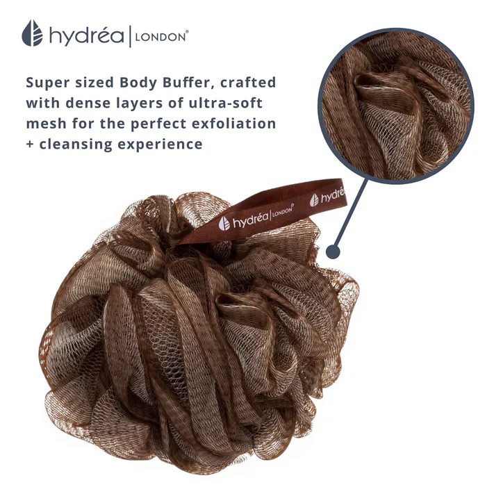 Hydréa London Luxury Bath Buffer - Chocolate, additional product view 2