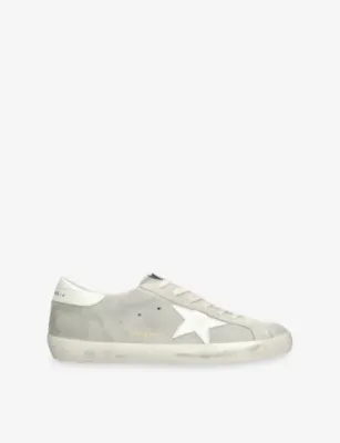 GOLDEN GOOSE Superstar 60727 Suede Trainers - EUR 41 / 7 UK MEN in GREY – Mens | Trainers | Lace up trainers