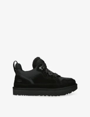 UGG Lowmel Suede Trainers - EUR 45 / 11 UK MEN in BLACK – Mens | Trainers | Lace up trainers