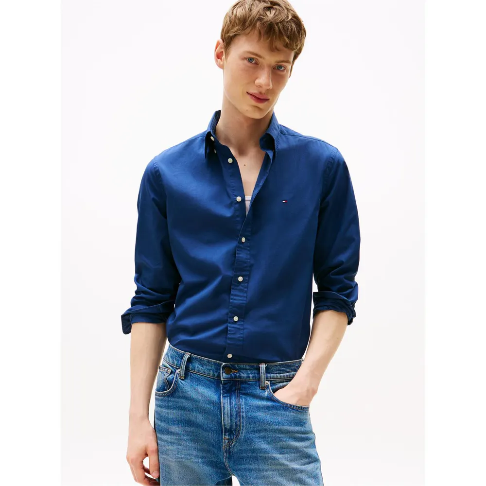 Tommy Hilfiger Core Flex Long Sleeve Poplin Shirt detail 2