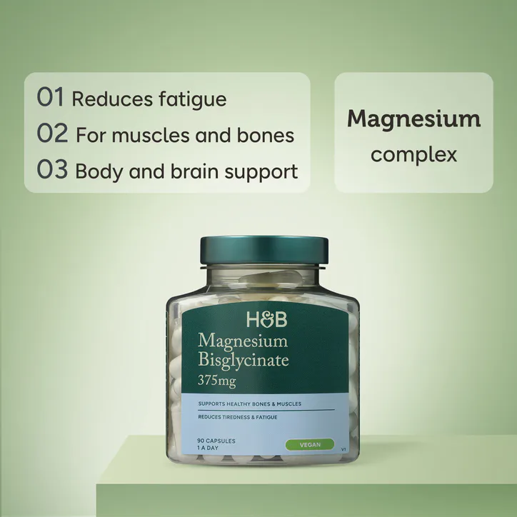 For Him Magnesium Bisglycinate 375mg 90 Capsules detail 3