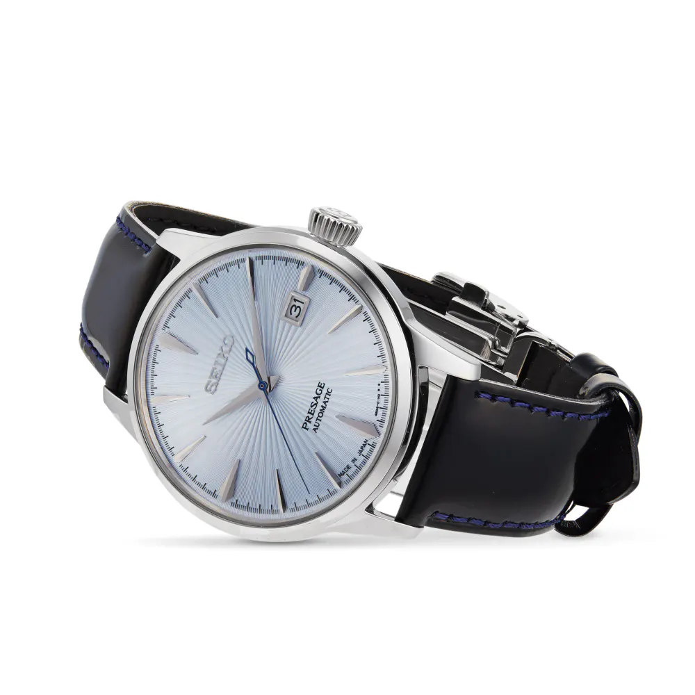 Seiko Presage Cocktail Skydiving 41mm Mens Watch in Blue, additional product view 2