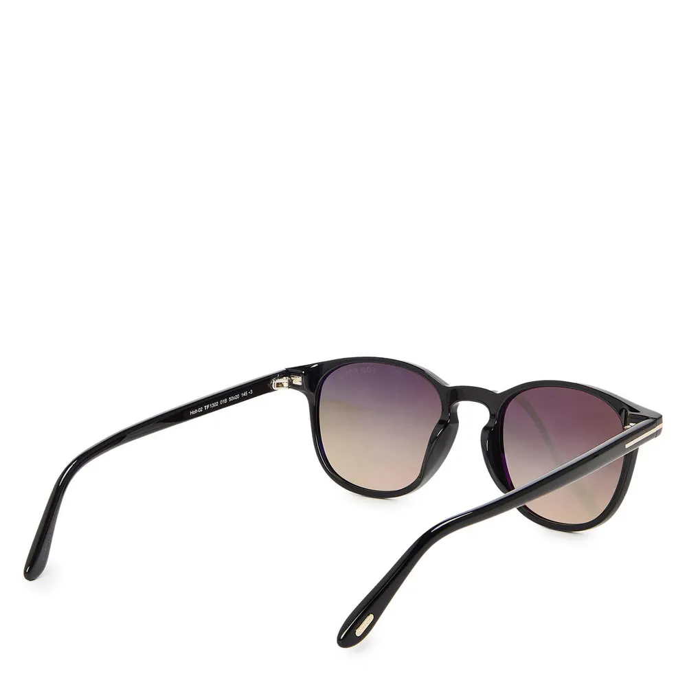Tom Ford Men's Holt Round Sunglasses detail 2