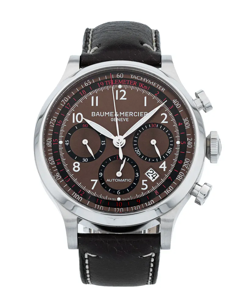Baume et Mercier Capeland M0A10002 — 2011 — Excellent in Brown Arabic – Pre-owned watches