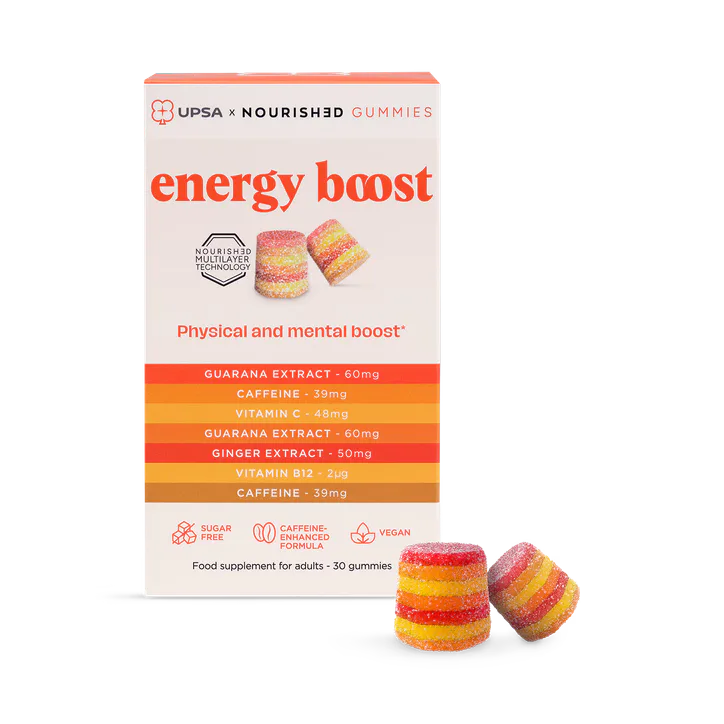 UPSA X Nourished 7 in 1 Energy Boost 30 Gummies – Vitamins & Supplements > Condition > Mood Support