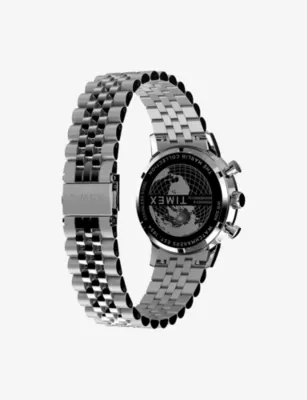 TIMEX TW2W10400 Marlin Chronograph Tachymeter Stainless-Steel Quartz Bracelet Watch detail 2