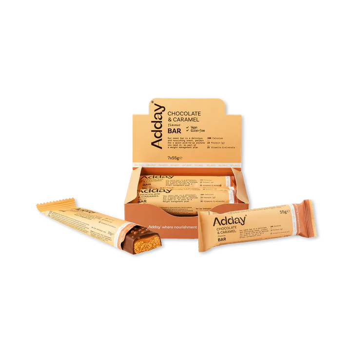 Adday Chocolate & Caramel Bar 7 x 55 g