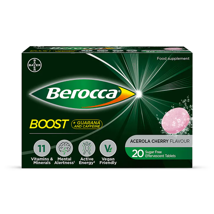 Berocca Acerola Cherry Flavour 20 Tablets