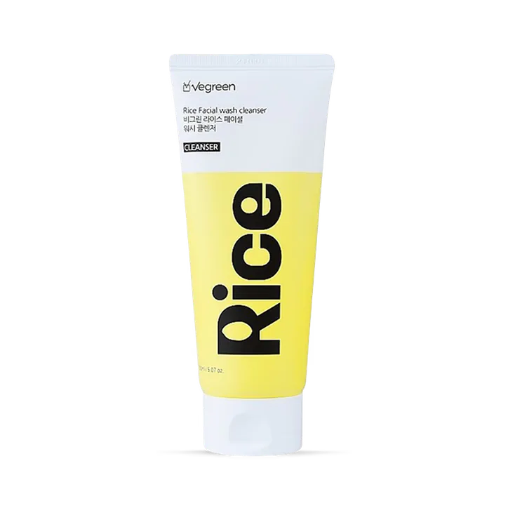 VEGREEN Rice Facial Wash Gel Cleanser 150ml