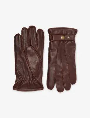 DENTS Tetbury Leather Gloves - XL in CHESTNUT – Mens | Gloves