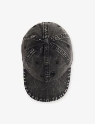 CARHARTT WIP Lambert Logo-Embroidered Cotton Baseball Cap detail 3