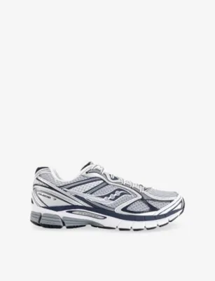 SAUCONY Progrid Guide 7 Woven Trainers - 7 in FOG NAVAL – Mens | Trainers | Lace up trainers