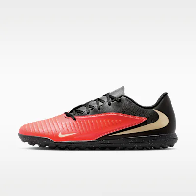 Nike Phantom 6 Low Club Turf Football Shoe - Bright Crimson/Black/Blur