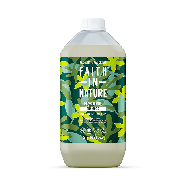Faith in Nature Shampoo for Oily Hair Seaweed & Citrus 5L