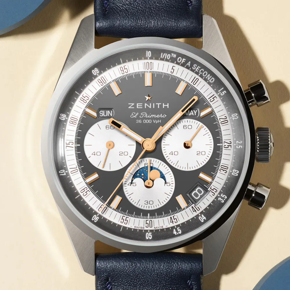 Zenith Chronomaster Original 38mm Mens Watch Grey in Grey, additional product view 2