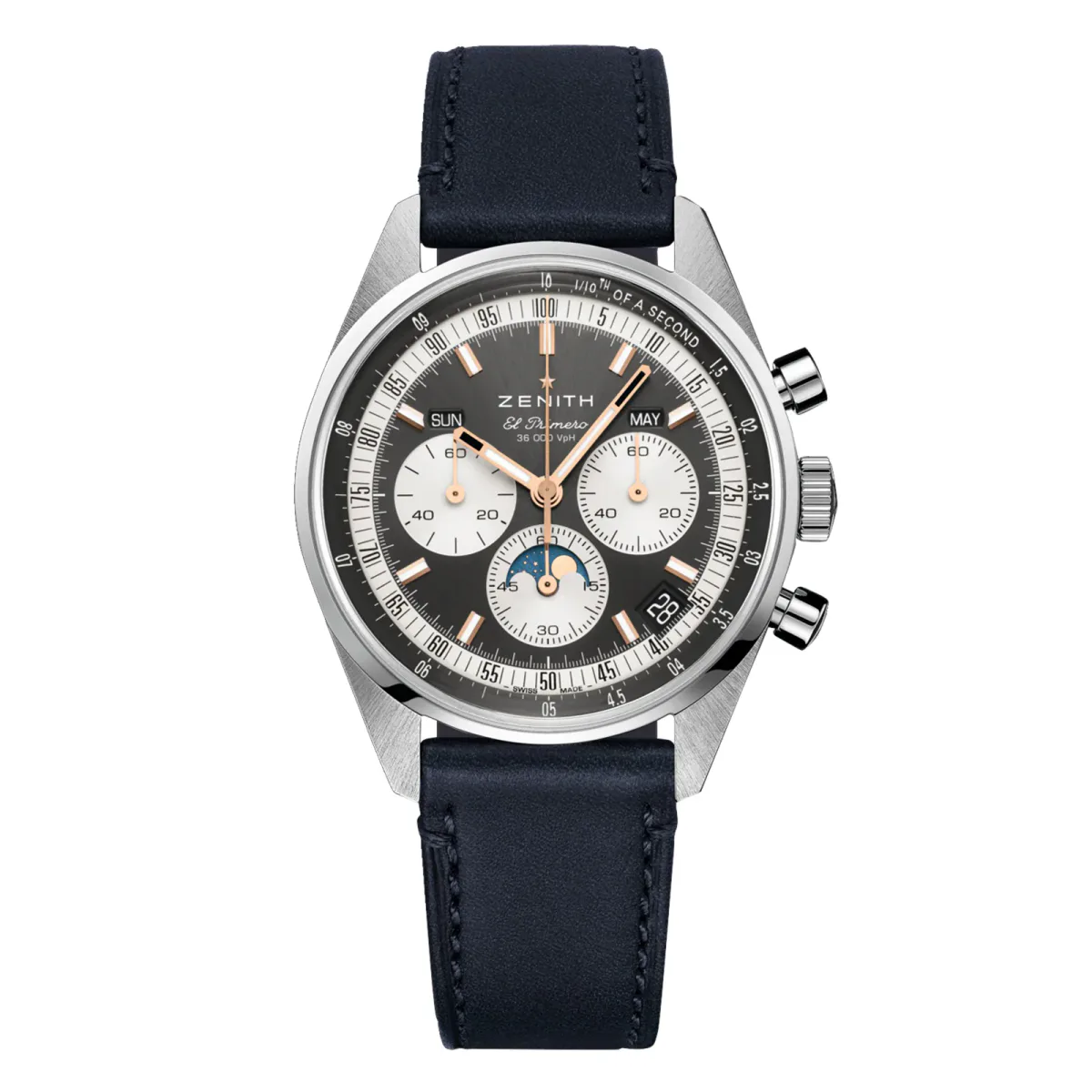 Zenith Chronomaster Original 38mm Mens Watch Grey