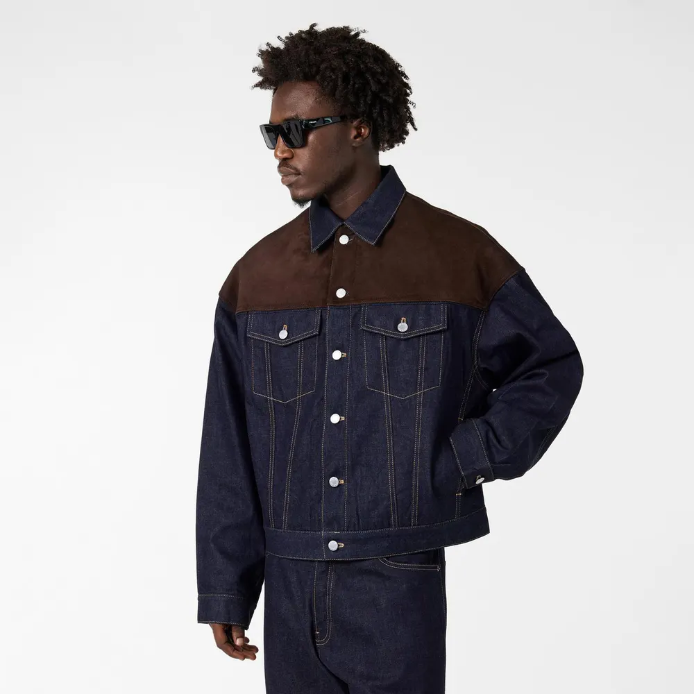 Prada Men's High-Quality Denim Jacket detail 3