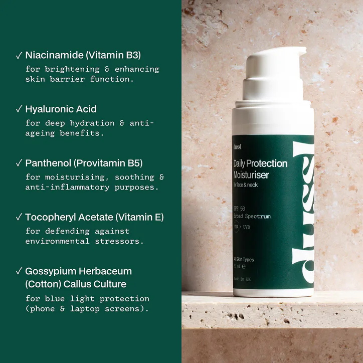 dussl Daily Protection Moisturiser SPF 50 - 50ml detail 3