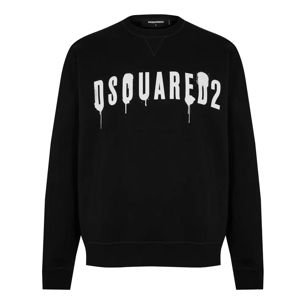 DSquared2 Logo Spray Cool Sweater