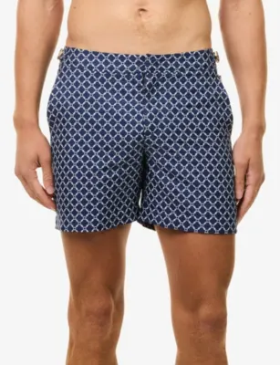 ORLEBAR BROWN Bulldog Tessoro Jacquard Swim Shorts detail 2