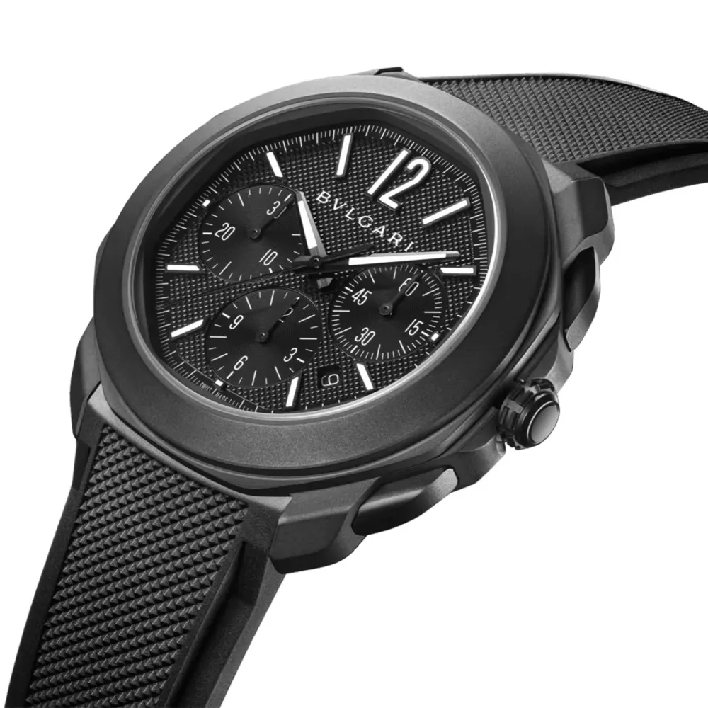BVLGARI Octo Roma 41mm Mens Watch Black in Black, additional product view 2