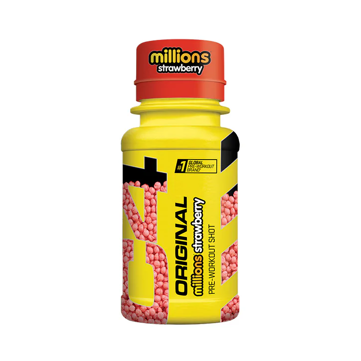 Cellucor C4 Pre-Workout Shots Millions Strawberry 12 x 60ml