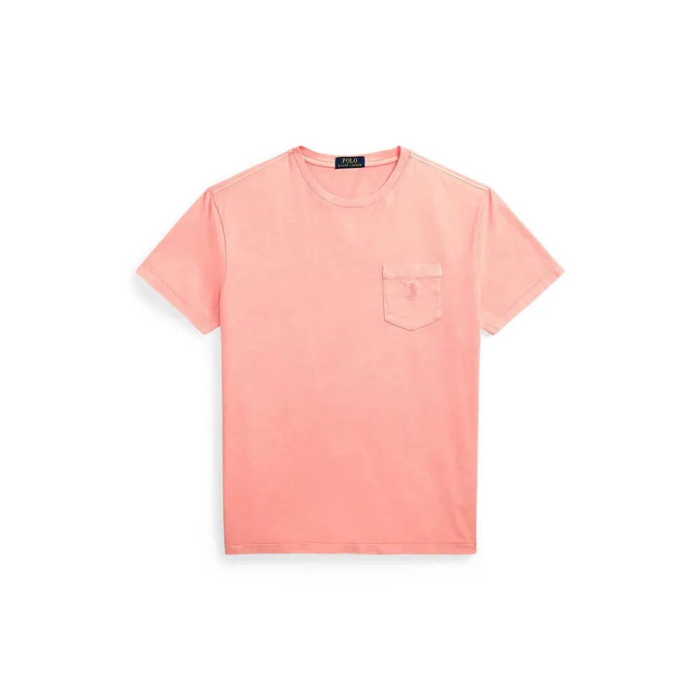 Ralph Lauren Men's T-Shirt in Rose – Clothing