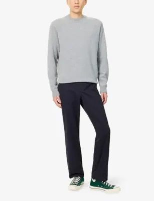 PS BY PAUL SMITH Relaxed Tapered-Fit Chino-Twill Trousers detail 2