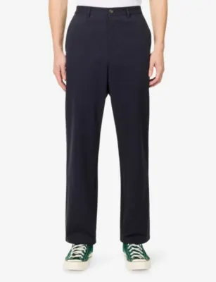 PS BY PAUL SMITH Relaxed Tapered-Fit Chino-Twill Trousers detail 3