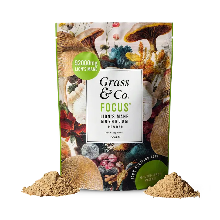 Grass & Co. FOCUS Lion's Mane Mushrooms Powder 100g