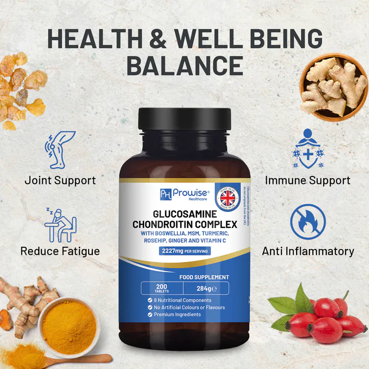 Prowise Healthcare Glucosamine and Chondroitin Complex 200 High Strength Tablets detail 3