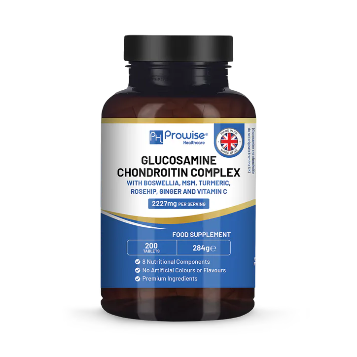 Prowise Healthcare Glucosamine and Chondroitin Complex 200 High Strength Tablets